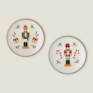 Set 2 platos Navidad Platonueces