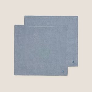 Set de 2 servilletas de algodón y bambú Momabam2