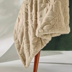 Plaid polar con flores y reverso borreguito Rama