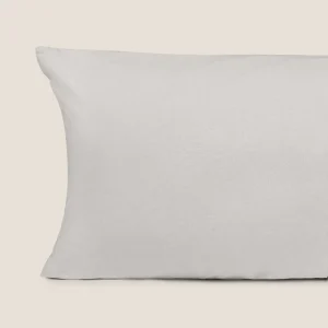 Funda de almohada lino y algodón Linlov