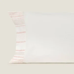 Funda de almohada algodón 180 hilos textura Ritlina