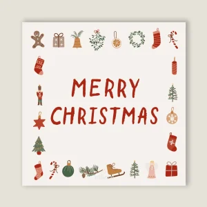 Pack servilletas papel motivos navideños Napmerry