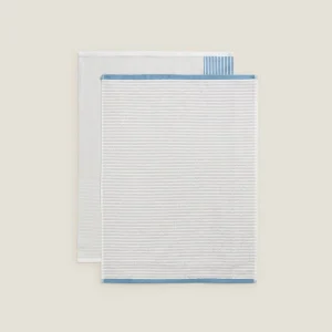 Set de 2 trapos de algodón rizo y sarga  Xav