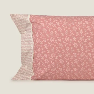 Funda de almohada algodón estampado floral Ritpat