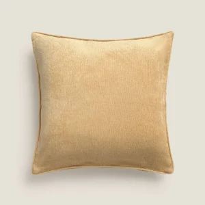 Funda de cojín de terciopelo con vivo Esli