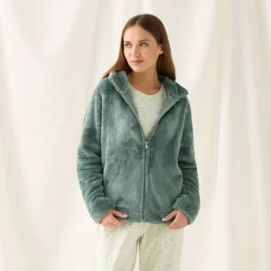 Chaqueta polar efecto pelo suave Est