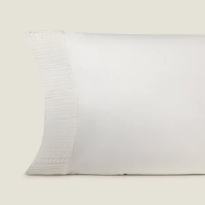 Funda de almohada algodón 180 hilos textura Pana