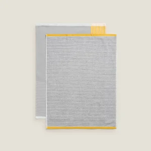 Set de 2 trapos de algodón rizo y sarga Xav