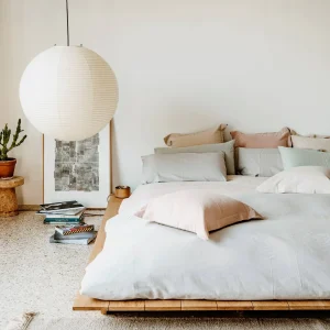 Funda nórdica lino y algodón reversible Linlov