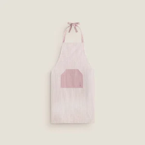 Delantal de algodón rayas Cocinar