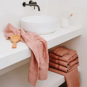 Toalla baño rizo algodón y bambú Sublim